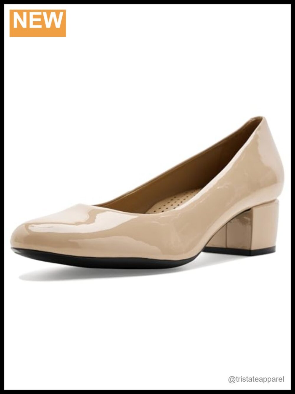 Marc Joseph New York Women's Broad St 2.0 Pump Leather Block Heel
